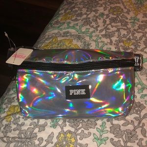 VS Pink Holographic Fanny Pack